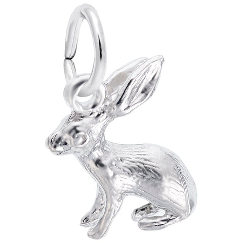 Bunny Charm In Sterling Silver
