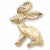 Bunny charm in Yellow Gold Plated hide-image