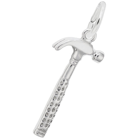 Hammer Charm In Sterling Silver