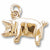 Pig Charm in 10k Yellow Gold hide-image