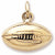Football charm in Yellow Gold Plated hide-image