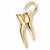 Tooth charm in Yellow Gold Plated hide-image