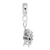 Highchair charm dangle bead in Sterling Silver hide-image
