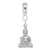 Buddha Charm Dangle Bead In Sterling Silver