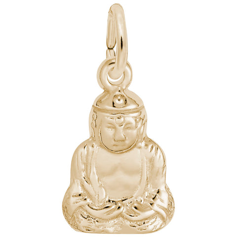 Buddha Charm In Yellow Gold