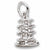 Pagoda charm in Sterling Silver hide-image
