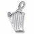Harp charm in Sterling Silver hide-image