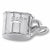 Baby Cup charm in 14K White Gold hide-image
