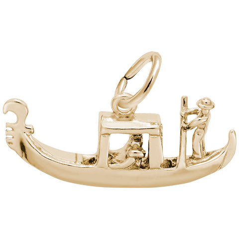 Gondola Charm in Yellow Gold Plated