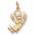 Angel charm in Yellow Gold Plated hide-image