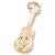 Ukulele charm in Yellow Gold Plated hide-image
