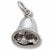 Bell charm in Sterling Silver hide-image