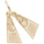 Swim Fins Charm in Yellow Gold Plated