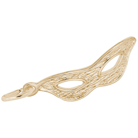 Mask Charm in Yellow Gold Plated