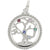 Tree Of Life Charm In Sterling Silver