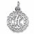 Initial H charm in Sterling Silver hide-image