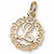 Initial L charm in Yellow Gold Plated hide-image