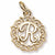 Initial R charm in 14K Yellow Gold