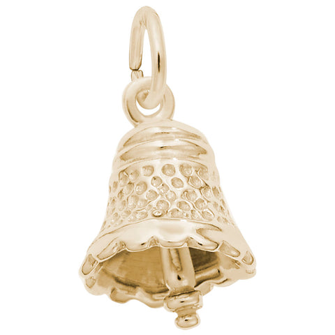 Bell Charm in Yellow Gold Plated