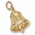 Bell Filigree charm in Yellow Gold Plated hide-image