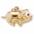 Piggy Bank Charm in 10k Yellow Gold hide-image