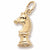 Chess Knight Charm in 10k Yellow Gold hide-image
