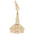 Church Charm in Yellow Gold Plated