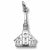 Church charm in 14K White Gold hide-image