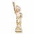 Statue Of Liberty charm in Yellow Gold Plated hide-image
