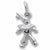 Clown charm in Sterling Silver hide-image