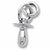 Pacifier charm in Sterling Silver hide-image