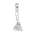 Wheelchair Charm Dangle Bead In Sterling Silver
