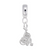 Wheelchair charm dangle bead in Sterling Silver hide-image