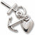 Faith,Hope,Charity charm in Sterling Silver hide-image