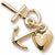 Faith,Hope,Charity charm in Yellow Gold Plated hide-image