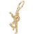Majorette Charm in Yellow Gold Plated