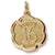 Sweet 16 charm in Yellow Gold Plated hide-image