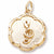 Treble Clef charm in Yellow Gold Plated hide-image