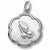 Praying Hands charm in 14K White Gold hide-image