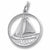 Sail Boat charm in Sterling Silver hide-image