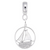 Sail Boat charm dangle bead in Sterling Silver hide-image