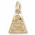 Panic Button charm in Yellow Gold Plated hide-image