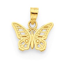 10k Yellow Gold Butterfly Charm hide-image