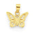 10k Yellow Gold Butterfly Charm hide-image