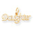 10k Yellow Gold Daughter Charm hide-image