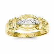 10k Yellow Gold Fancy CZ Ring