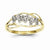 10k Yellow Gold & Rhodium Mom Ring