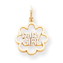 10k Yellow Gold Baby Girl Charm hide-image