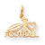 10k Yellow Gold Football Charm hide-image