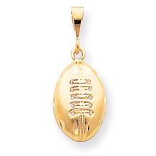 10k Yellow Gold FOOTBALL Charm hide-image